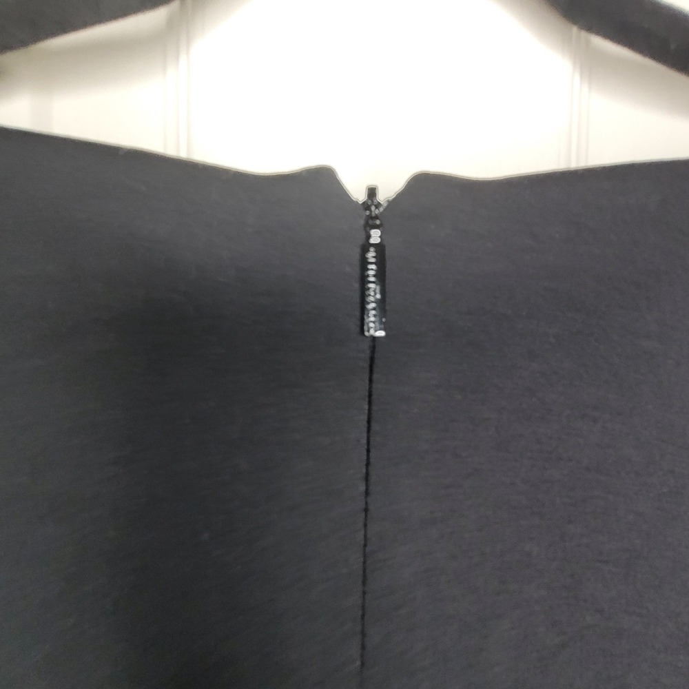 Karl Lagerfeld Paris Womens Black Bow Trim Scuba Crepe Sheath Dress Size 12 Chic - Picture 7 of 12